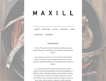 Tablet Screenshot of maxill.fi