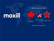 Tablet Screenshot of maxill.com